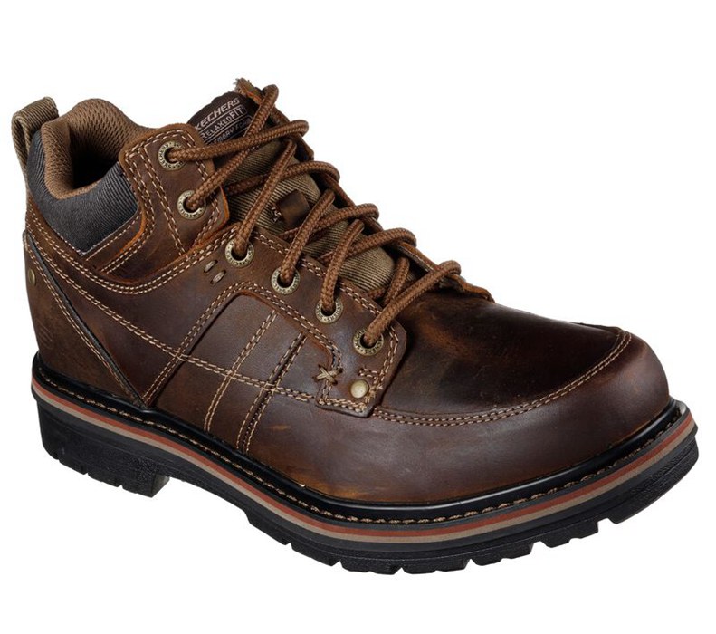 Skechers Relaxed Fit: Marcelo - Topel - Mens Boots Brown [AU-IS8724]